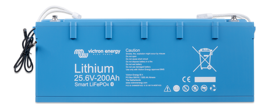 Victron Lithium LiFePO4 Battery | 25.6V 200Ah | Smart-a (BAT524120610)