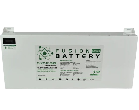 V-LFP-12-200SL | 12v 200AH Fusion Lithium Battery | Deep Cycle