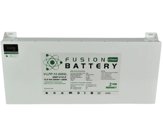 V-LFP-12-200SL | 12v 200AH Fusion Lithium Battery | Deep Cycle