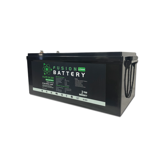 V-LFP-24-200 | 24v 200AH Fusion Lithium Battery | Deep Cycle